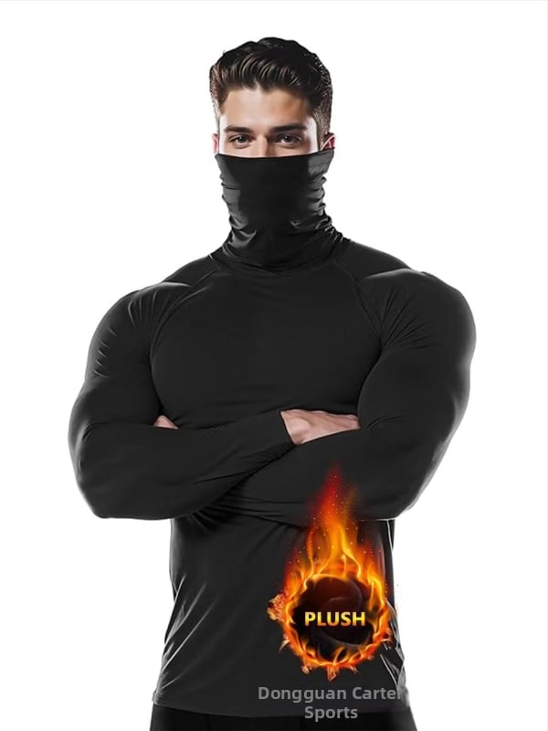 Top de fitness pentru bărbați, 90% poliester + 10% spandex, all-season, fără căptușeală, în stoc