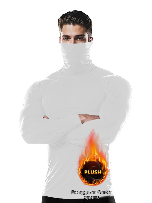 Top de fitness pentru bărbați, 90% poliester + 10% spandex, all-season, fără căptușeală, în stoc