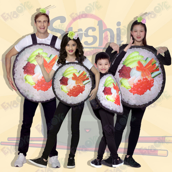EYOOYE sushi cosplay kostim – kreativna tema restorana, roditelj-dijete par za zabavnu ulogu, proljeće 2025