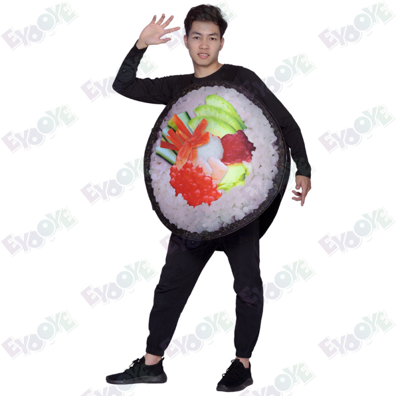 EYOOYE sushi cosplay kostim – kreativna tema restorana, roditelj-dijete par za zabavnu ulogu, proljeće 2025