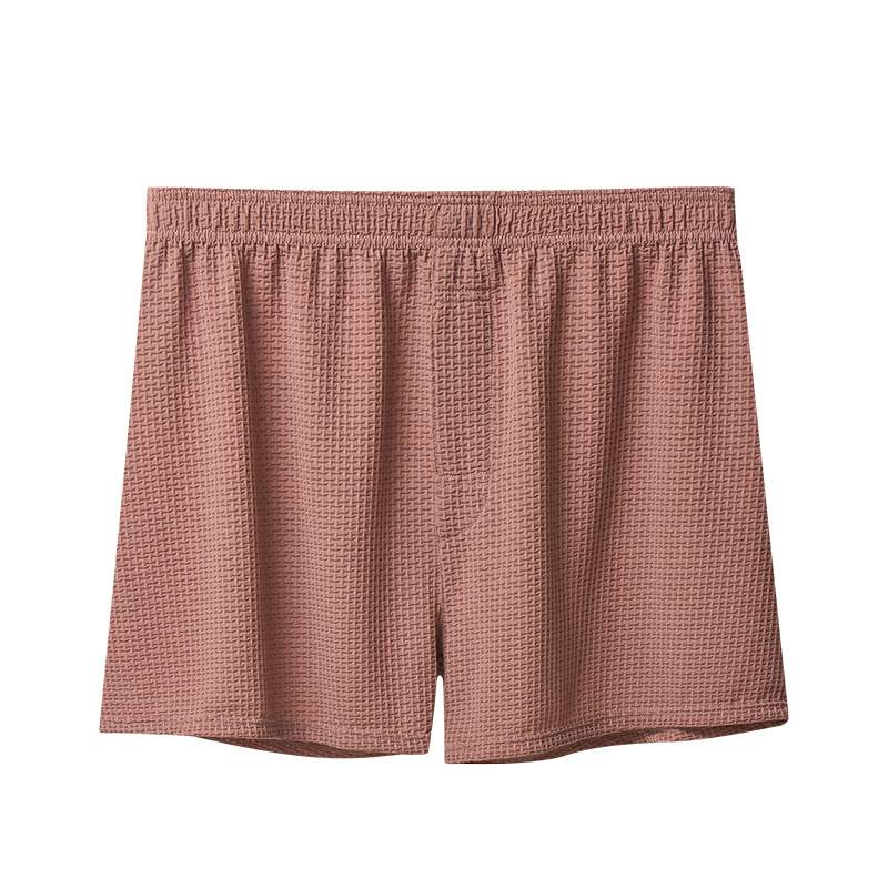 Muške bokserice od najlona s mrežom ice silk, prozračne, pletene, srednja talija, 41-50D