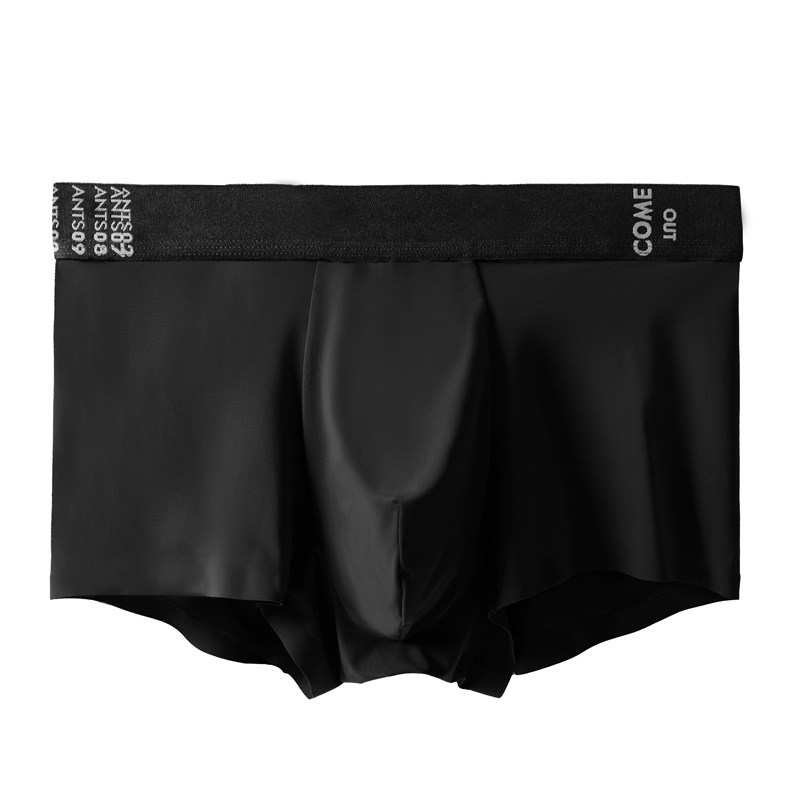 Muške gaćice Ice Silk Ultra-tanke, prozračne, bezšivne, srednja talija, s Mulberry svilenom podstavom