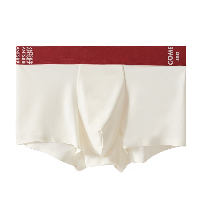 Muške gaćice Ice Silk Ultra-tanke, prozračne, bezšivne, srednja talija, s Mulberry svilenom podstavom
