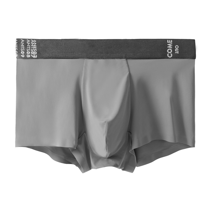Muške gaćice Ice Silk Ultra-tanke, prozračne, bezšivne, srednja talija, s Mulberry svilenom podstavom