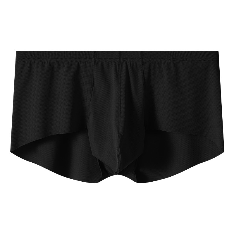 Muške bokserice sa srednjim strukom, džep za konturu, Ice Silk najlon, prozračne