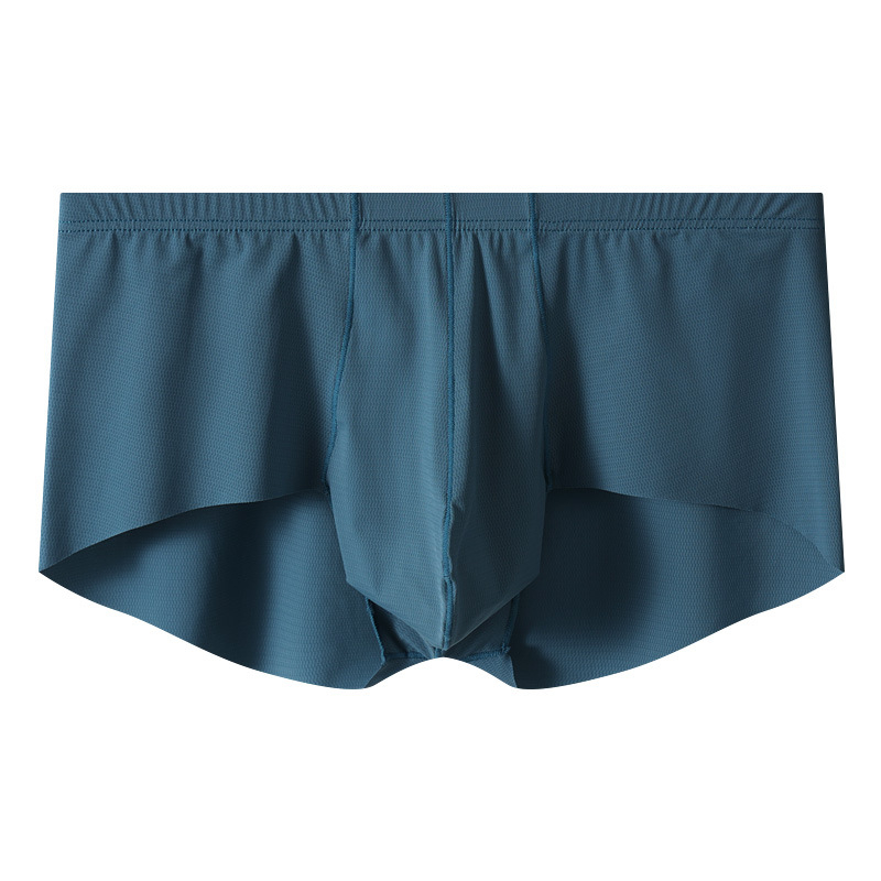 Muške bokserice sa srednjim strukom, džep za konturu, Ice Silk najlon, prozračne