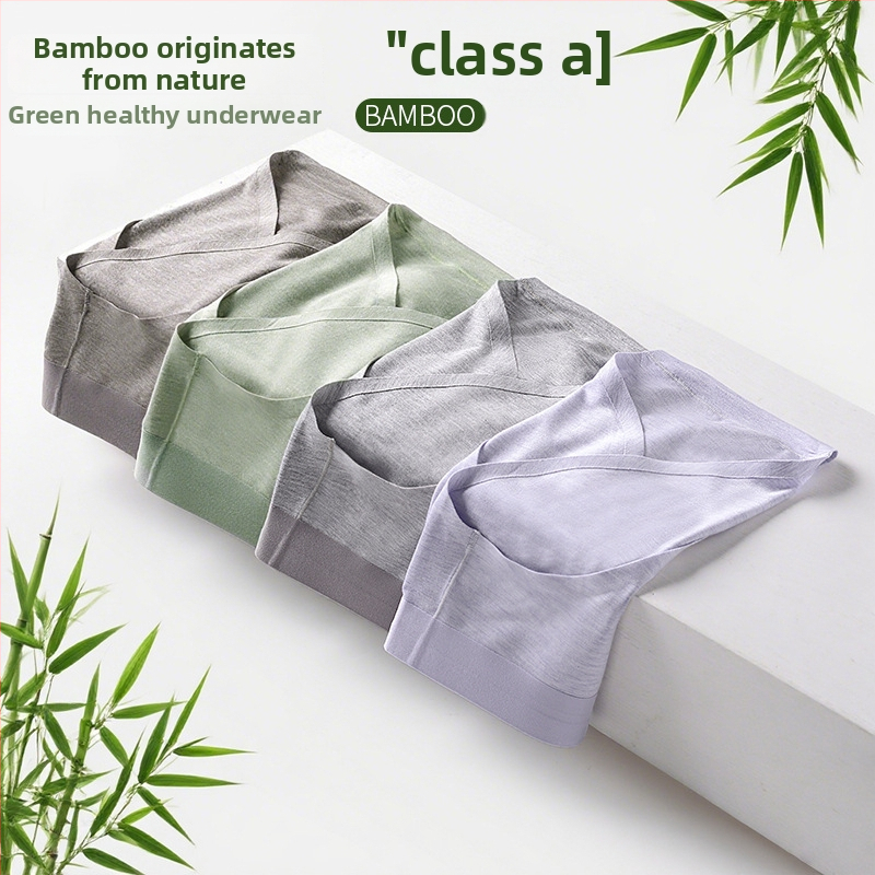 Férfi boxeralsó viszkózból, antibakteriális és légáteresztő, 90–95% viszkóz, középmagas derekú