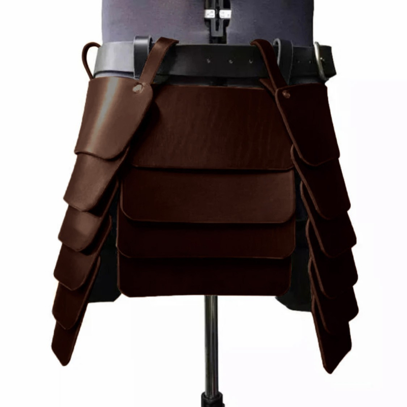 Costum cosplay pentru adulți: fustă viking europeană din perioada medievală cu centură și colanți - vară 2023