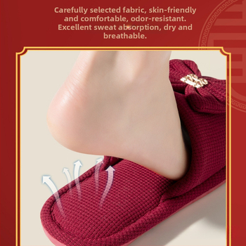 Uniszex esküvői papucs, toe-loop kialakítású, denim felsőrész, PVC talp, párnak