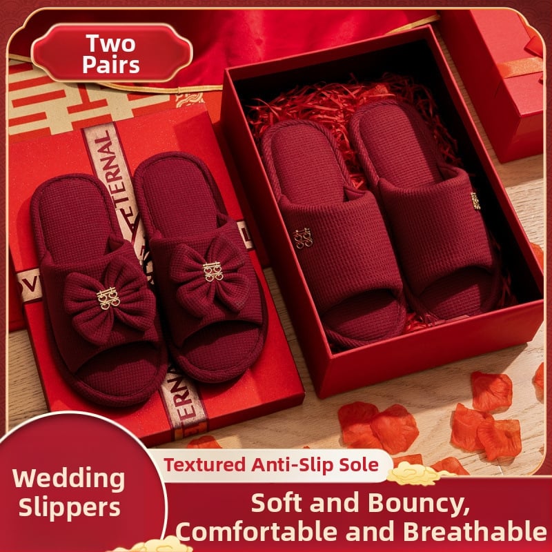 Uniszex esküvői papucs, toe-loop kialakítású, denim felsőrész, PVC talp, párnak