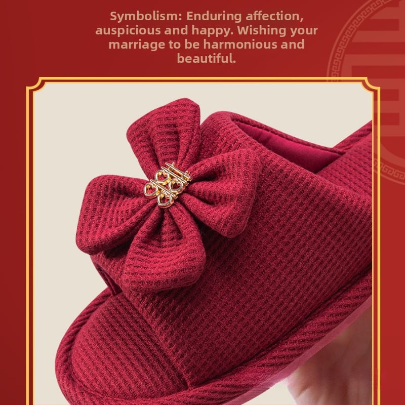 Uniszex esküvői papucs, toe-loop kialakítású, denim felsőrész, PVC talp, párnak