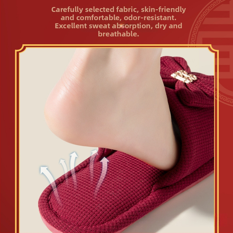 Uniszex esküvői papucs, toe-loop kialakítású, denim felsőrész, PVC talp, párnak