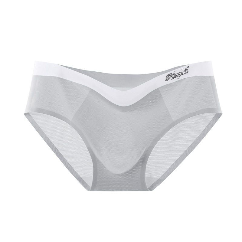 Muške briefs od Nano Mesh, antibakterijske, brzo se suše, prozračne, srednji pojas, pleteni materijal, Ice Oxygen Bar podstava u području prepona