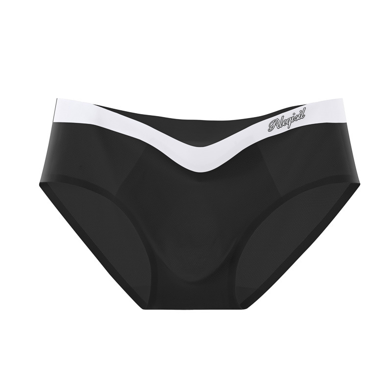 Muške briefs od Nano Mesh, antibakterijske, brzo se suše, prozračne, srednji pojas, pleteni materijal, Ice Oxygen Bar podstava u području prepona