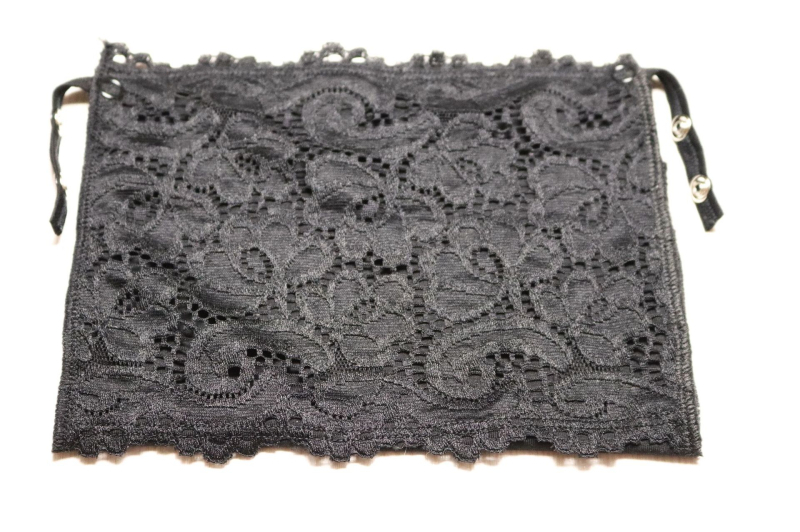 Γυναικείο σετ τριών halter τοπ από δαντέλα και modal, sling στυλ, ελαστικό ύφασμα, μήκος 50–65 cm