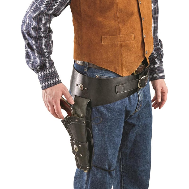 Futrola za pištolj srednjovjekovnog stila za COSPLAY – zapadni denim pojas rekvizita (Brand: Other; Adult; Summer 2024)
