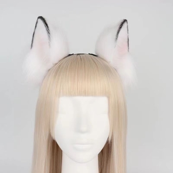 Cosplay dodatak: ručno izrađene lisice uši na traku za glavu; umjetne uši; Brand Unique; Na skladištu; Ljeto 2021