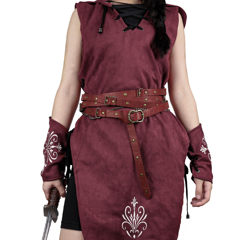 Srednjovjekovni tanji lančani pojas, cosplay rekvizit u nordijskom vikinskom stilu • Zima 2025 • Kategorija: Spot Goods