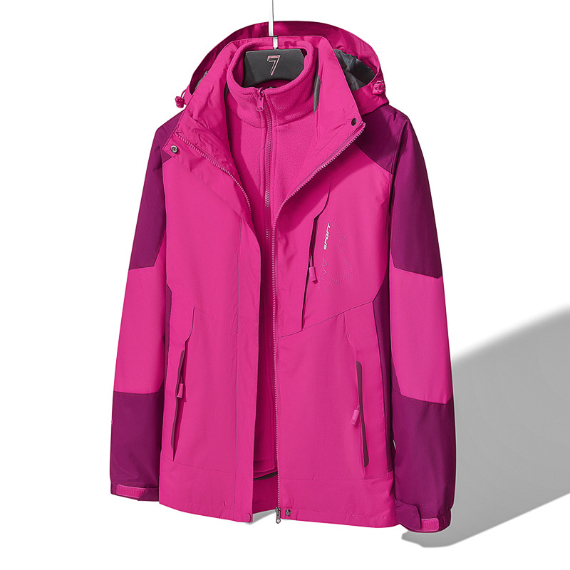 Unisex žieminė striukė su gobtuvu, laisvo kirpimo, 100% polipropilenas, retro stilius