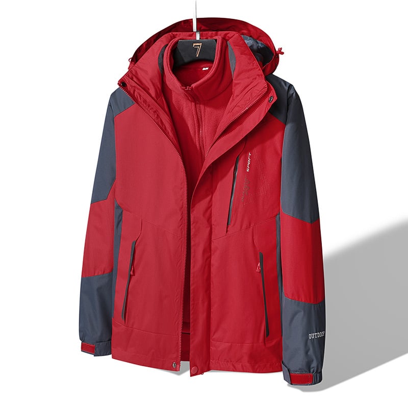 Unisex žieminė striukė su gobtuvu, laisvo kirpimo, 100% polipropilenas, retro stilius