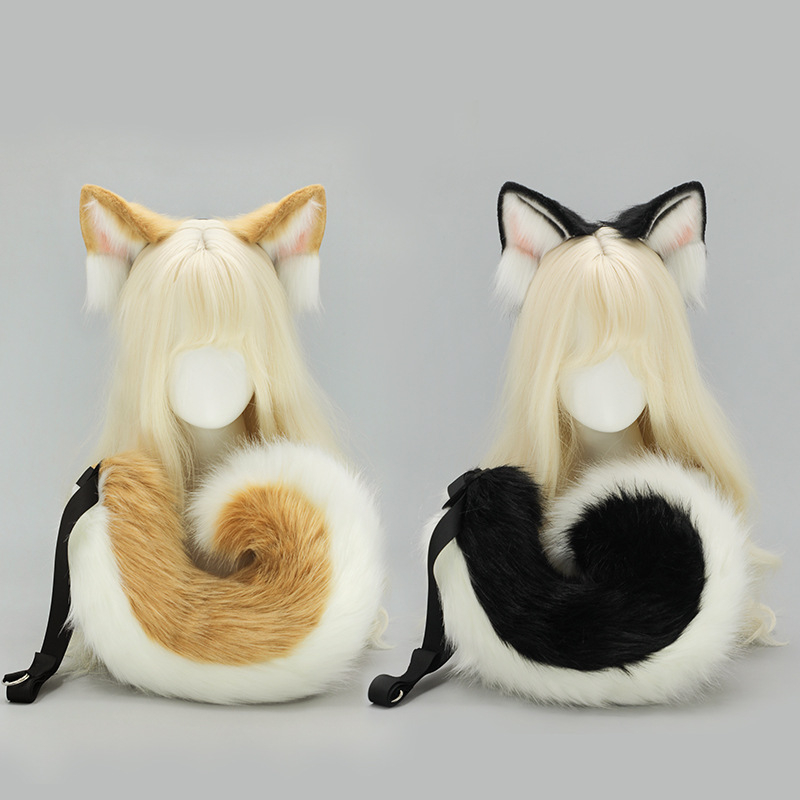 Shiba Inu uši i rep cosplay set — rekviziti za Halloween za odrasle, lansiranje proljeće 2025