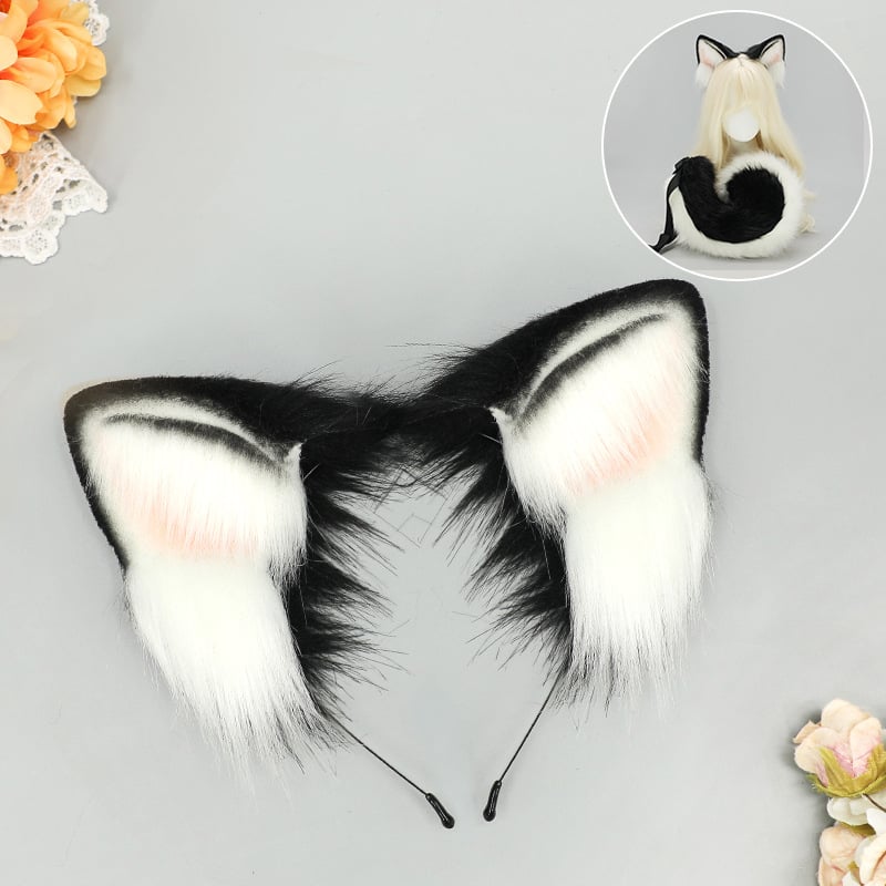 Shiba Inu uši i rep cosplay set — rekviziti za Halloween za odrasle, lansiranje proljeće 2025