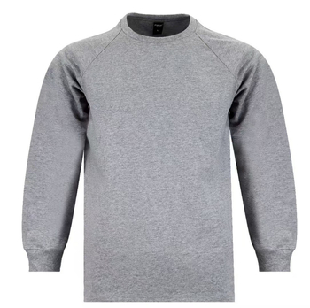 Raglan majica s dugim rukavima od pamuka, težine 350–400 g, okrugli izrez, četkano platno