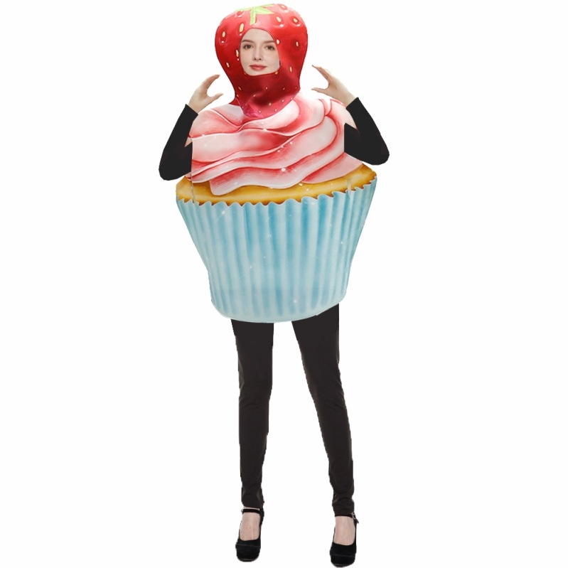 Cosplay kostim - Tema jaje, kruh, jagoda torta, hamburger - za odrasle (Brend EYOOYE; Starosna skupina: Odrasli; Godina/Sezona: Ljeto 2025)