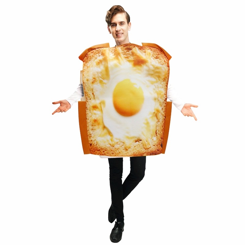Cosplay kostim - Tema jaje, kruh, jagoda torta, hamburger - za odrasle (Brend EYOOYE; Starosna skupina: Odrasli; Godina/Sezona: Ljeto 2025)