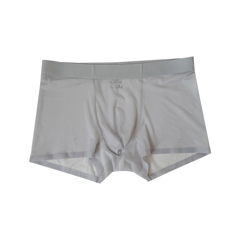 1002#20D Ice Silk muške gaćice, bez šavova, lagane, prozračne, srednji pojas, boxer briefs od jedne komponente