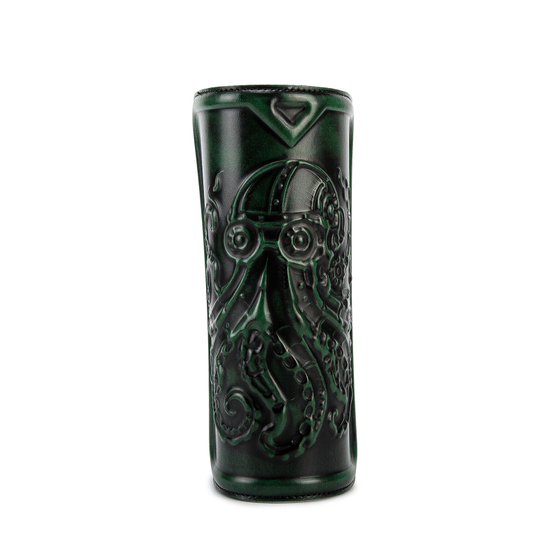 Zaštitnik zapešća s reljefom hobotnice, PU koža, Cthulhu tamni stil za cosplay