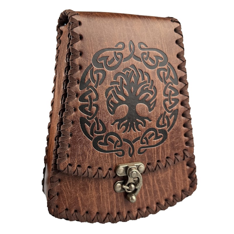 Srednjovjeko torbico sa zvonom za kravu – Sjeverni Viking stil, vintage cosplay rekvizit (Brand Hai fane; Odrasli; Proljeće 2025)