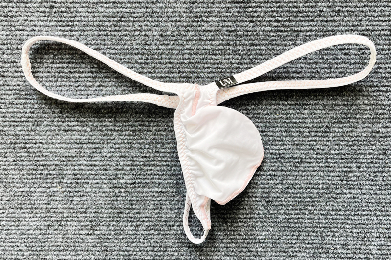 Tanga pentru bărbați Ice Silk, talie joasă, bretele subțiri, respirabil