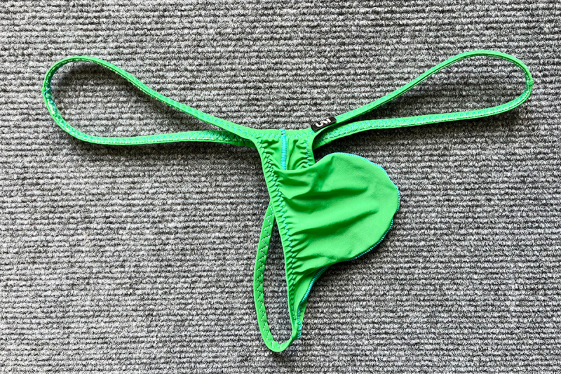 Tanga pentru bărbați Ice Silk, talie joasă, bretele subțiri, respirabil