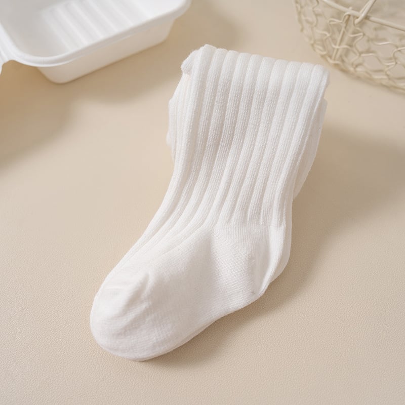 Детски чорапогащи с полиестер-памук, 79% памук, средна талия, пълна дължина, за деца 3–8 г., пролет и есен, корейски стил.