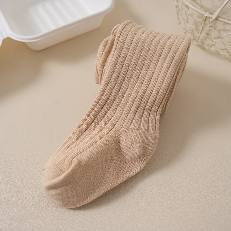 Детски чорапогащи с полиестер-памук, 79% памук, средна талия, пълна дължина, за деца 3–8 г., пролет и есен, корейски стил.