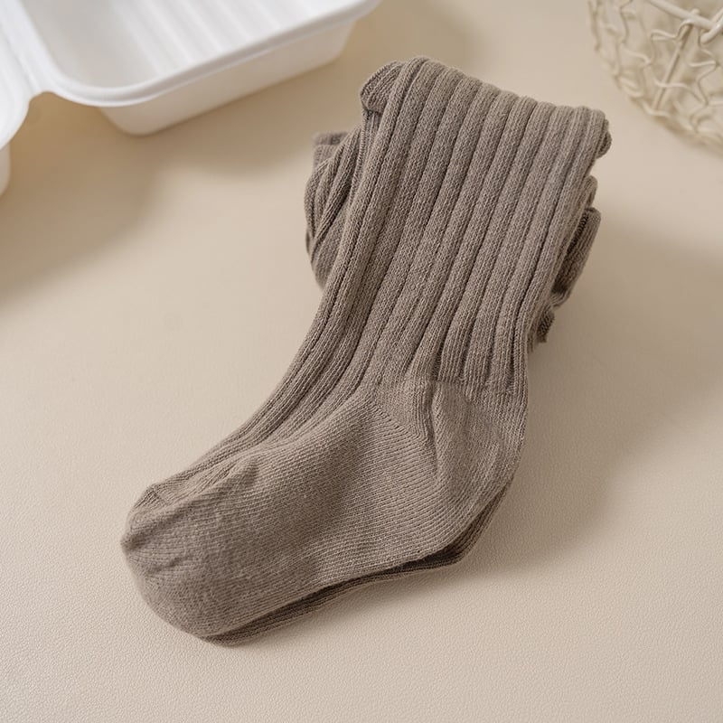 Детски чорапогащи с полиестер-памук, 79% памук, средна талия, пълна дължина, за деца 3–8 г., пролет и есен, корейски стил.