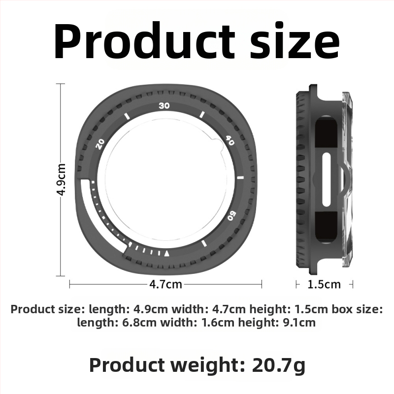 Kovový kryt pre Samsung Galaxy Watch8 Classic (2025) – Yichengtong; Kompatibilné s modelom Samsung Galaxy Watch8 Classic (2025); Hmotnosť: 22 g; Obsah balenia: kovový kryt w30j, zadný kryt w30p, čistiaca handrička pj7, spudger pj8