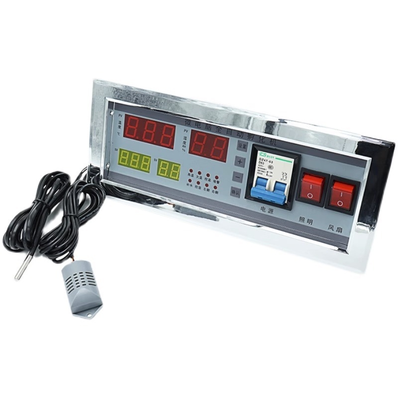 Inkubátorvezérlő digitális kijelzős termosztáttal, MOS tranzisztor, teljesen automata inkubáció, állandó hőmérséklet-szabályozás