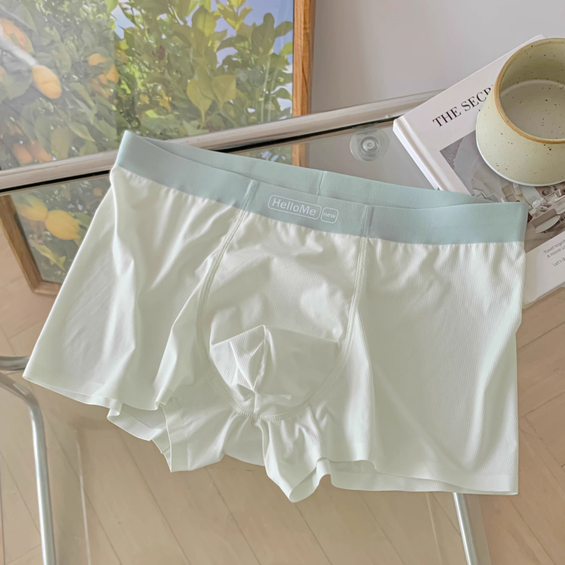 Muške bokserice od ice silk, lagane, prozračne, brzo suše, udoban slobodan kroj, velika veličina
