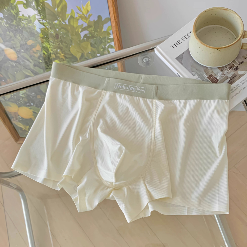 Muške bokserice od ice silk, lagane, prozračne, brzo suše, udoban slobodan kroj, velika veličina