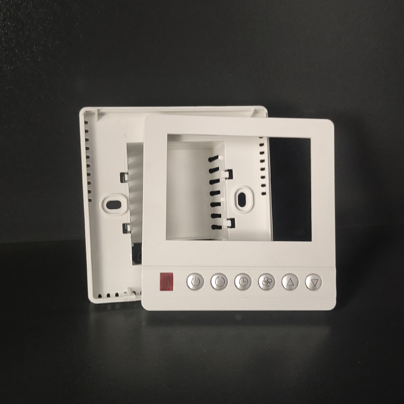 Vosk Panou de termostat pentru aer condiționat central, carcasă din plastic și telecomandă LCD