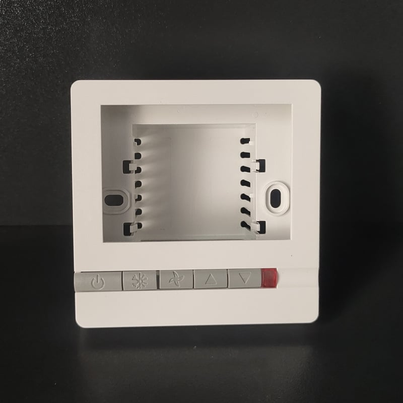 Vosk Panou de termostat pentru aer condiționat central, carcasă din plastic și telecomandă LCD