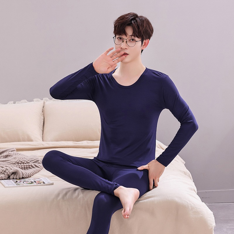 Vyrų modalinis termo komplektas - plonas, elastingas, minkštas, 180 g/m², vidutinė šiluma