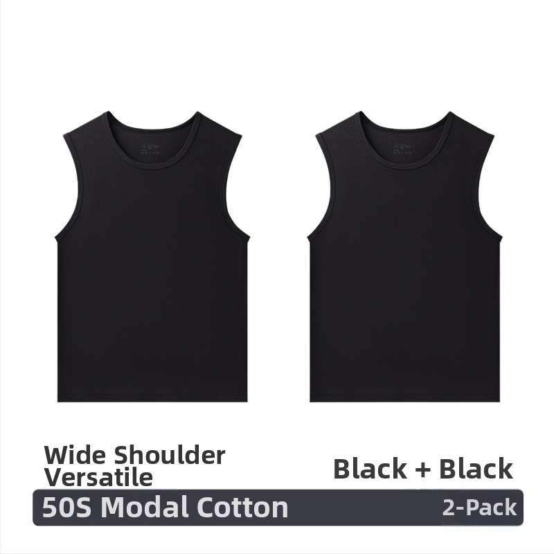 Modal vyriška be rankovių liemenė, laisvo kirpimo, be siuvimo, apvalus kaklo iškirptė, plonas audinys 101–120 g/m², 30–50% modal, visoms sezonoms