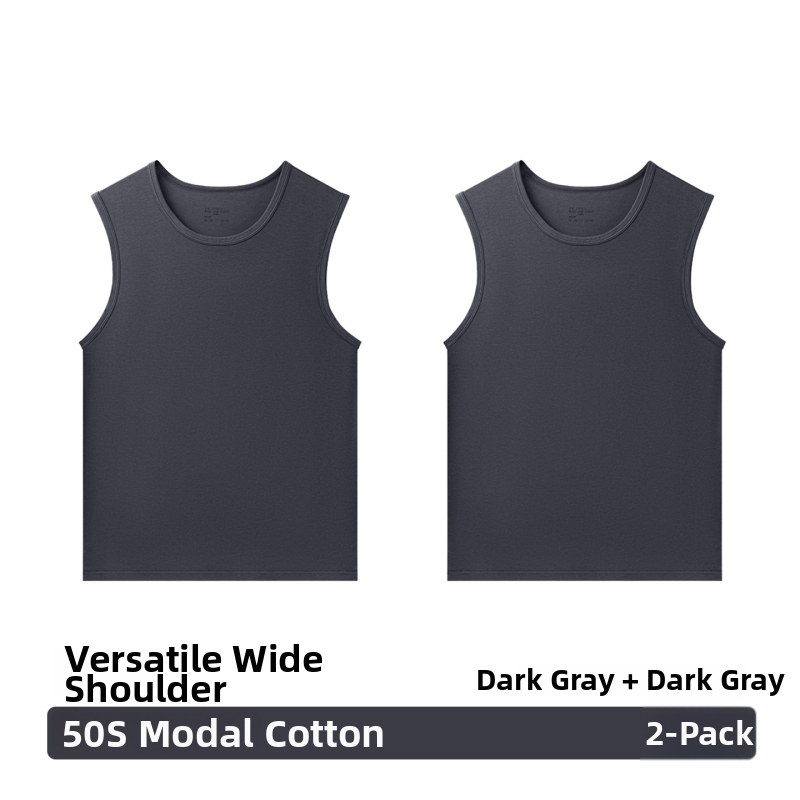 Modal vyriška be rankovių liemenė, laisvo kirpimo, be siuvimo, apvalus kaklo iškirptė, plonas audinys 101–120 g/m², 30–50% modal, visoms sezonoms