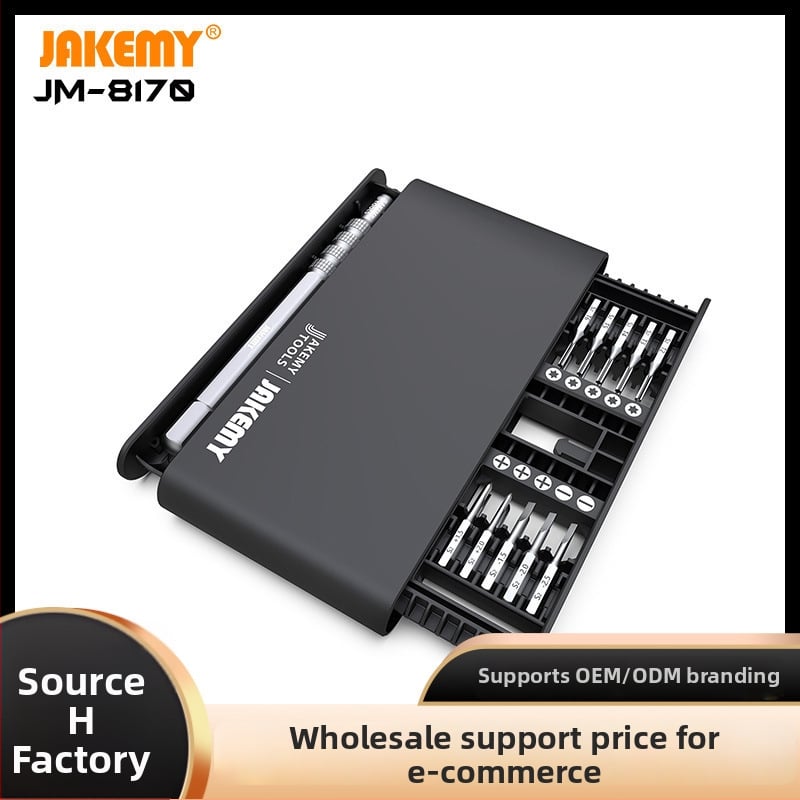 JAKEMY 21 dalių magnetinis precizinių atsuktuvų rinkinys Apple įrenginiams, S2 įrankių plienas lydinys, 246 g, be izoliacijos