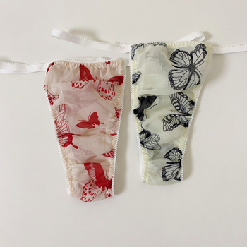 Férfi tangabugyi elülső zsebbel, antik stílusú romantikus dizájn, légáteresztő és testformáló anyag, alacsony derekú, virágos és állatos mintás, minden évszakban viselhető