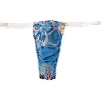 Férfi tangabugyi elülső zsebbel, antik stílusú romantikus dizájn, légáteresztő és testformáló anyag, alacsony derekú, virágos és állatos mintás, minden évszakban viselhető