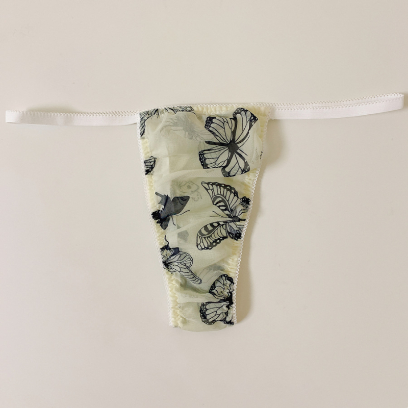 Férfi tangabugyi elülső zsebbel, antik stílusú romantikus dizájn, légáteresztő és testformáló anyag, alacsony derekú, virágos és állatos mintás, minden évszakban viselhető